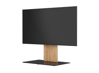 Desktop TV Stand with Pegboard Storage