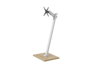 Height-Adjustable TV Cart with Ambient Lighting