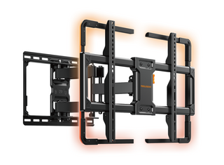 Full-Motion TV Mount with Ambient Lighting